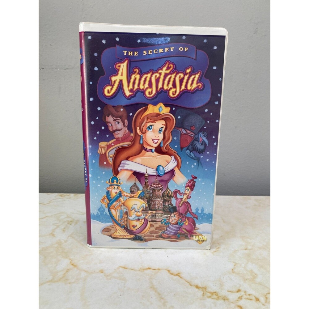 The Secret of Anastasia VHS Tape Animated Movie 1997 Rare Vintage Kids Family Fi